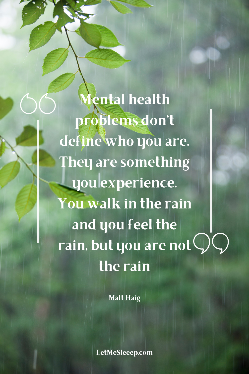 Mental health problems do not define you